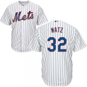 Youth New York Mets #32 Steven Matz White(Blue Strip) Cool Base Stitched MLB Jersey