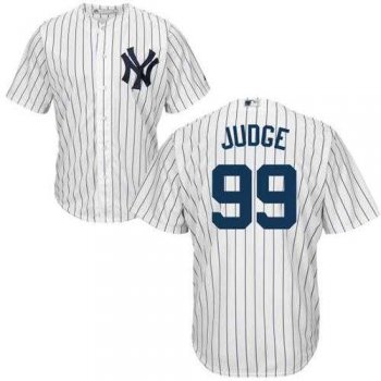 Youth New York Yankees #99 Aaron Judge White Cool Base Stitched MLB Jersey