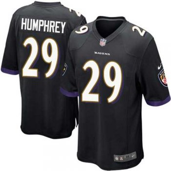 Youth Nike Baltimore Ravens #29 Marlon Humphrey Black Alternate Stitched NFL New Elite Jersey