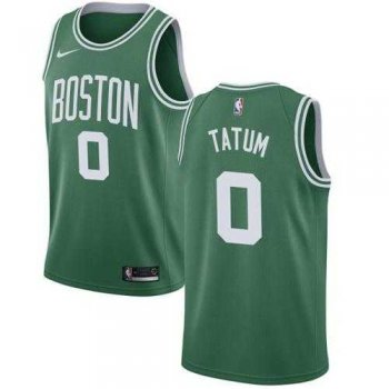 Youth Nike Boston Celtics #0 Jayson Tatum Green NBA Swingman Jersey