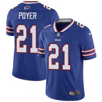 Youth Nike Buffalo Bills #21 Jordan Poyer Royal Blue Team Color Stitched NFL Vapor Untouchable Limited Jersey