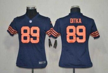 Youth Nike Chicago Bears #89 Mike Ditka Navy Blue Alternate Stitched NFL Elite Jersey