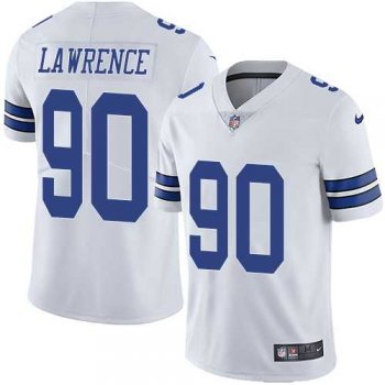 Youth Nike Dallas Cowboys #90 Demarcus Lawrence White Stitched NFL Vapor Untouchable Limited Jersey