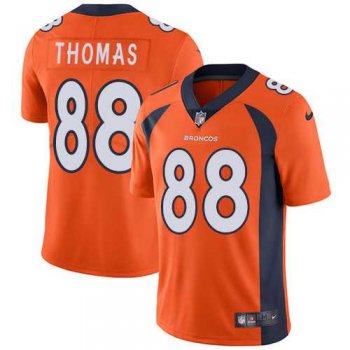 Youth Nike Denver Broncos #88 Demaryius Thomas Orange Team Color Stitched NFL Vapor Untouchable Limited Jersey