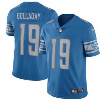 Youth Nike Detroit Lions #19 Kenny Golladay Light Blue Team Color Stitched NFL Vapor Untouchable Limited Jersey