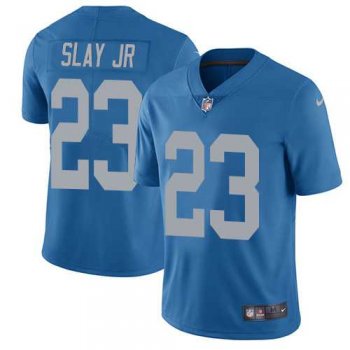 Youth Nike Detroit Lions #23 Darius Slay Jr Blue Throwback Stitched NFL Limited Jersey