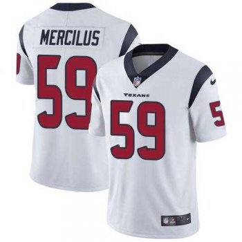 Youth Nike Houston Texans #59 Whitney Mercilus White Stitched NFL Vapor Untouchable Limited Jersey