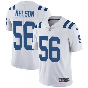 Youth Nike Indianapolis Colts #56 Quenton Nelson White Stitched NFL Vapor Untouchable Limited Jersey