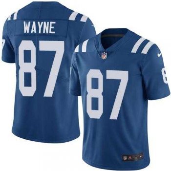 Youth Nike Indianapolis Colts #87 Reggie Wayne Royal Blue Team Color Stitched NFL Vapor Untouchable Limited Jersey