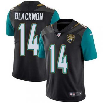 Youth Nike Jacksonville Jaguars #14 Justin Blackmon Black Alternate Stitched NFL Vapor Untouchable Limited Jersey