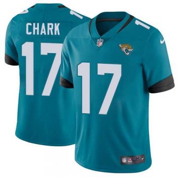 Youth Nike Jacksonville Jaguars #17 DJ Chark Teal Green Team Color Stitched NFL Vapor Untouchable Limited Jersey