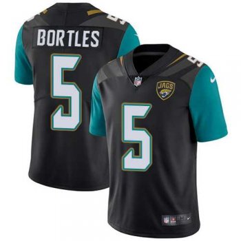 Youth Nike Jacksonville Jaguars #5 Blake Bortles Black Alternate Stitched NFL Vapor Untouchable Limited Jersey