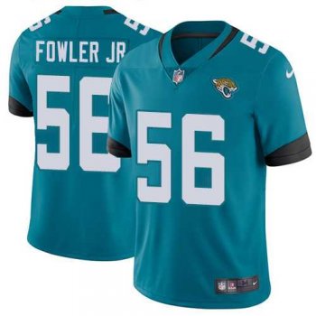 Youth Nike Jacksonville Jaguars #56 Dante Fowler Jr Teal Green Team Color Stitched NFL Vapor Untouchable Limited Jersey