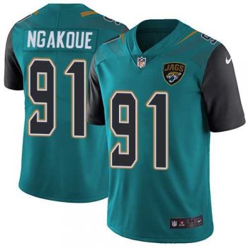 Youth Nike Jacksonville Jaguars #91 Yannick Ngakoue Teal Green Team Color Stitched NFL Vapor Untouchable Limited Jersey