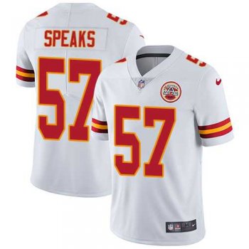 Youth Nike Kansas City Chiefs #57 Breeland Speaks White Stitched NFL Vapor Untouchable Limited Jersey