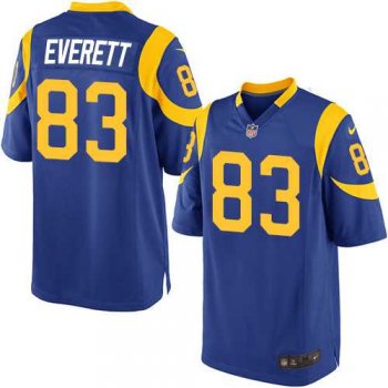 Youth Nike Los Angeles Rams #83 Gerald Everett Royal Blue Alternate Stitched NFL Elite Jersey