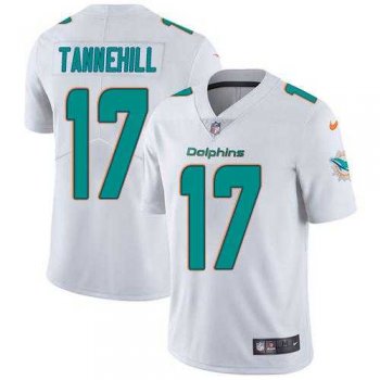 Youth Nike Miami Dolphins #17 Ryan Tannehill White Stitched NFL Vapor Untouchable Limited Jersey