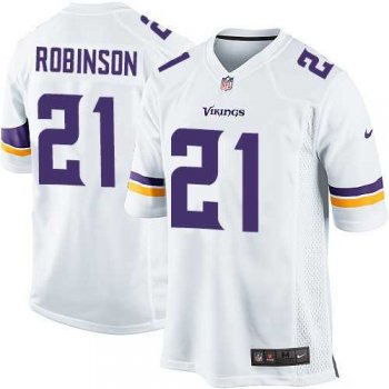 Youth Nike Minnesota Vikings #21 Josh Robinson White Stitched NFL Jersey