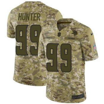 Youth Nike Minnesota Vikings #99 Danielle Hunter Camo Stitched NFL Limited 2018 Salute to Service Jersey