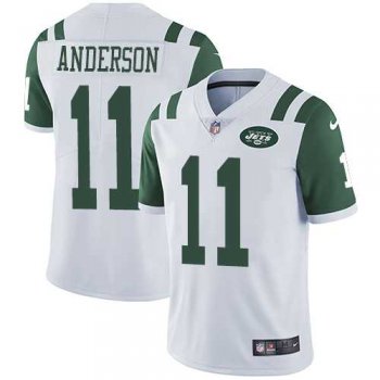 Youth Nike New York Jets #11 Robby Anderson White Stitched NFL Vapor Untouchable Limited Jersey