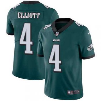 Youth Nike Philadelphia Eagles #4 Jake Elliott Midnight Green Team Color Stitched NFL Vapor Untouchable Limited Jersey