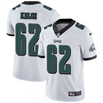 Youth Nike Philadelphia Eagles #62 Jason Kelce White Youth Stitched NFL Vapor Untouchable Limited Jersey