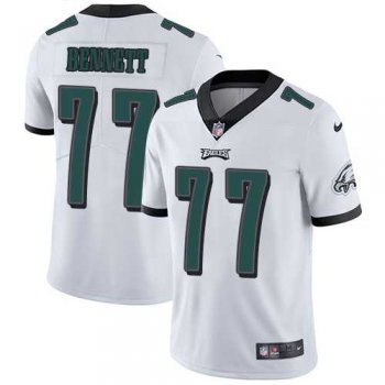 Youth Nike Philadelphia Eagles #77 Michael Bennett White Stitched NFL Vapor Untouchable Limited Jersey