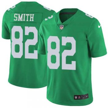 Youth Nike Philadelphia Eagles #82 Torrey Smith Green Stitched NFL Limited Rush Jersey