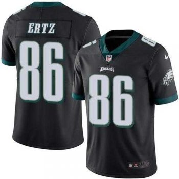 Youth Nike Philadelphia Eagles #86 Zach Ertz Black Stitched NFL Limited Rush Jersey