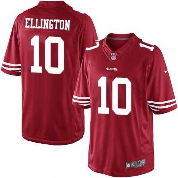 Youth Nike San Francisco 49ers #10 Bruce Ellington Limited Red Team Color NFL Jersey