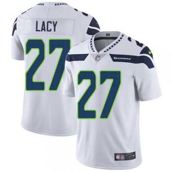 Youth Nike Seattle Seahawks #27 Eddie Lacy White Stitched NFL Vapor Untouchable Limited Jersey