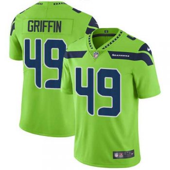 Youth Nike Seattle Seahawks #49 Shaquem Griffin Green Stitched NFL Limited Rush Jersey