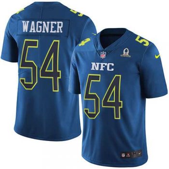 Youth Nike Seattle Seahawks #54 Bobby Wagner Navy Stitched NFL Limited NFC 2017 Pro Bowl Jersey