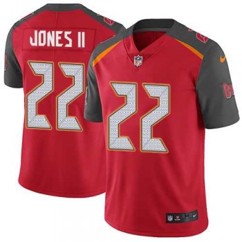 Youth Nike Tampa Bay Buccaneers #22 Ronald Jones II Red Team Color Stitched NFL Vapor Untouchable Limited Jersey