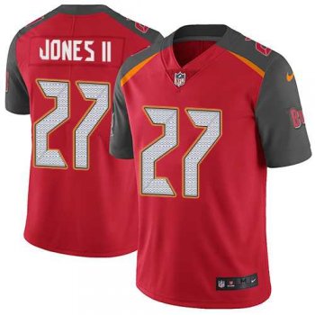 Youth Nike Tampa Bay Buccaneers #27 Ronald Jones II Red Team Color Stitched NFL Vapor Untouchable Limited Jersey