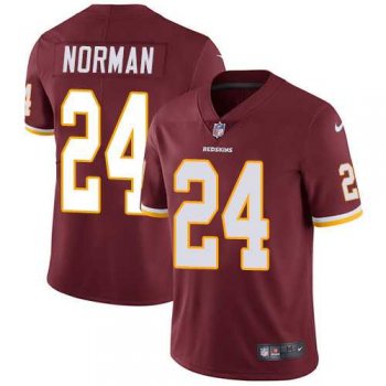 Youth Nike Washington Redskins #24 Josh Norman Burgundy Red Team Color Stitched NFL Vapor Untouchable Limited Jersey