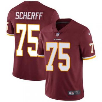 Youth Nike Washington Redskins #75 Brandon Scherff Burgundy Red Team Color Stitched NFL Vapor Untouchable Limited Jersey