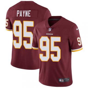 Youth Nike Washington Redskins #95 Da'Ron Payne Burgundy Red Team Color Stitched NFL Vapor Untouchable Limited Jersey