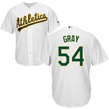 Youth Oakland Athletics #54 Sonny Gray White Cool Base Stitched MLB Jersey