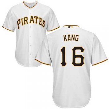 Youth Pittsburgh Pirates #16 Jung-ho Kang White Cool Base Stitched MLB Jersey