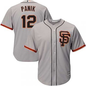 Youth San Francisco Giants #12 Joe Panik Grey Road 2 Cool Base Stitched MLB Jersey