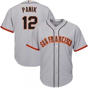 Youth San Francisco Giants #12 Joe Panik Grey Road Cool Base Stitched MLB Jersey