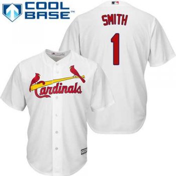 Youth St.Louis Cardinals #1 Ozzie Smith White Cool Base Stitched MLB Jersey