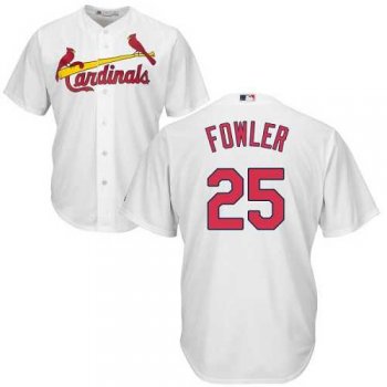 Youth St.Louis Cardinals #25 Dexter Fowler White Cool Base Stitched MLB Jersey