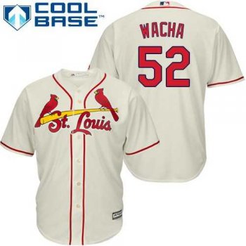 Youth St.Louis Cardinals #52 Michael Wacha Cream Cool Base Stitched MLB Jersey