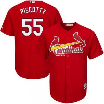 Youth St.Louis Cardinals #55 Stephen Piscotty Red Cool Base Stitched MLB Jersey