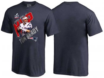 Youth Super Bowl LI Champions MVP New England Patriots Tom Brady Black MVP T-Shirt