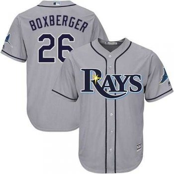 Youth Tampa Bay Rays #26 Brad Boxberger Grey Cool Base Stitched MLB Jersey