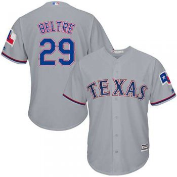 Youth Texas Rangers #29 Adrian Beltre Grey Cool Base Stitched MLB Jersey