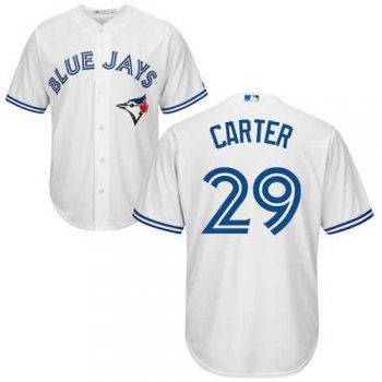 Youth Toronto Blue Jays #29 Joe Carter White Cool Base Stitched MLB Jersey